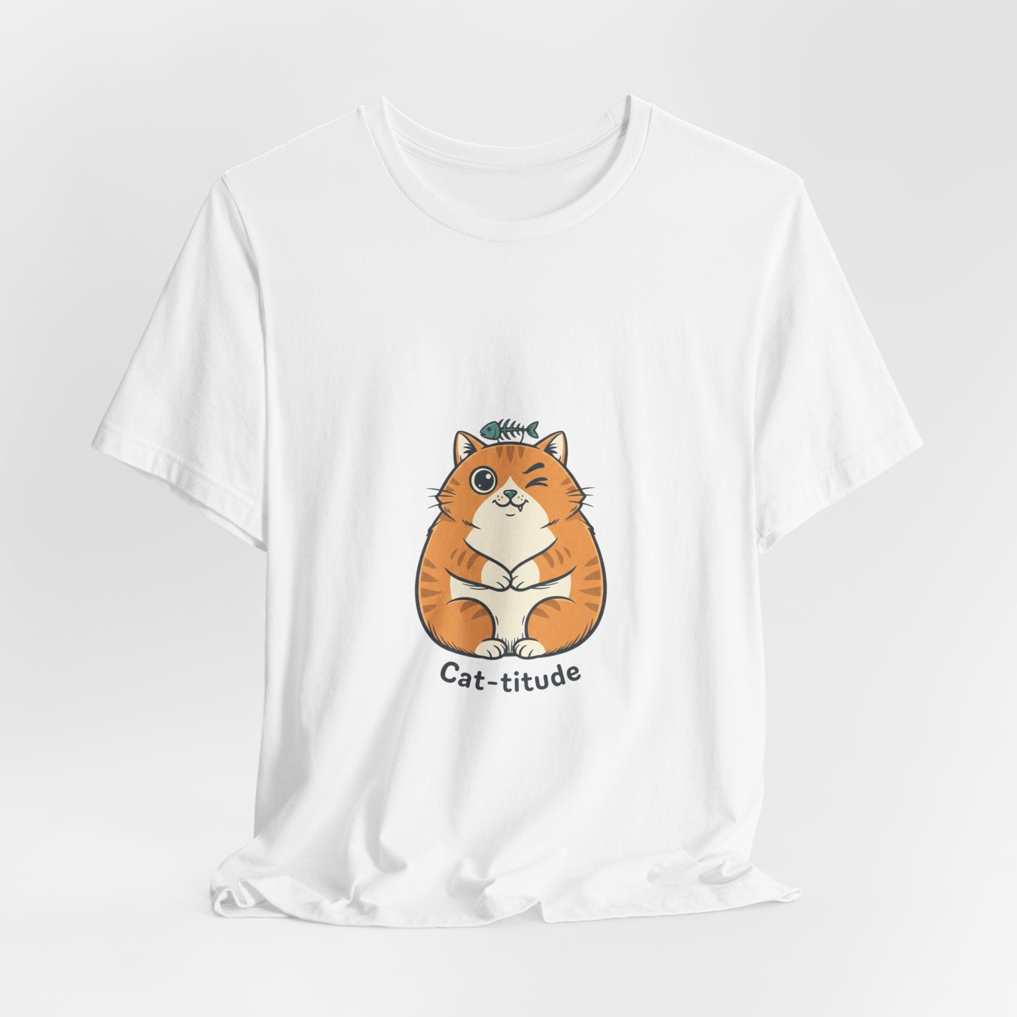 Cat-titude Tee | sarcastic shirt, 90s aesthetic humor