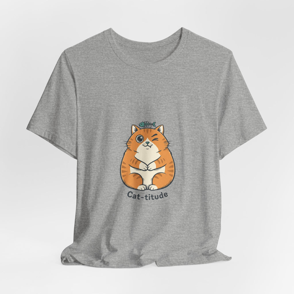 Cat-titude Tee | sarcastic shirt, 90s aesthetic humor