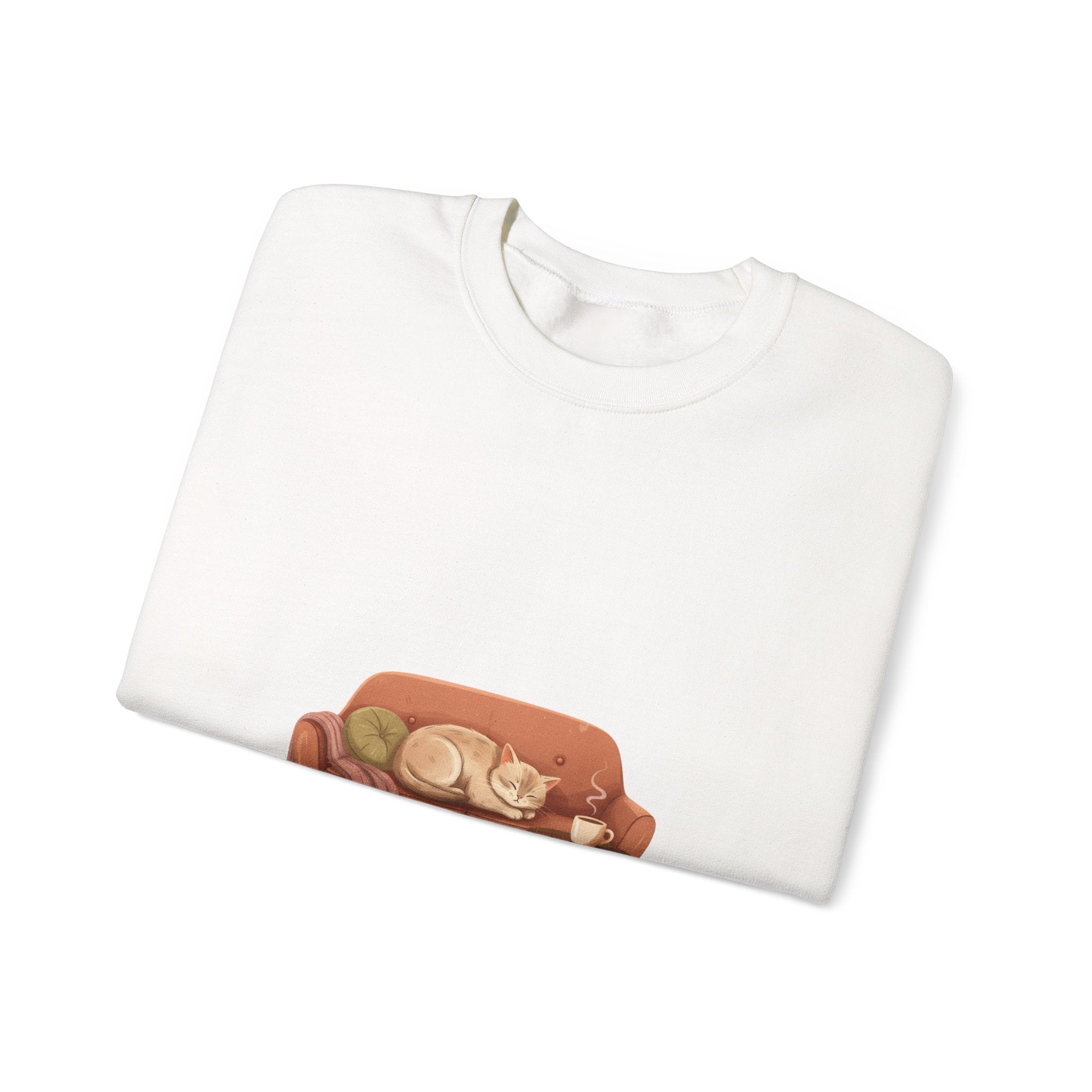 Cozy Couch Illustration Sweatshirt | hygge, cozycore