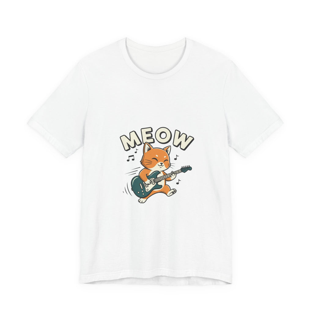 Meow Guitar Cat Tee | loading bar shirt, buffering meme