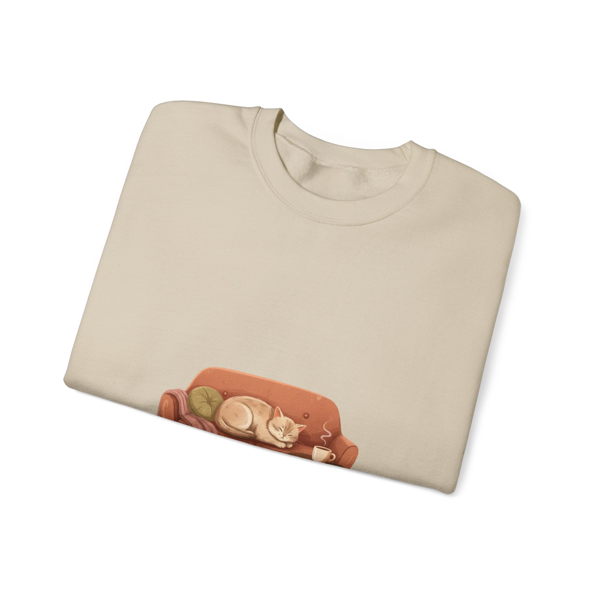 Cozy Couch Illustration Sweatshirt | hygge, cozycore