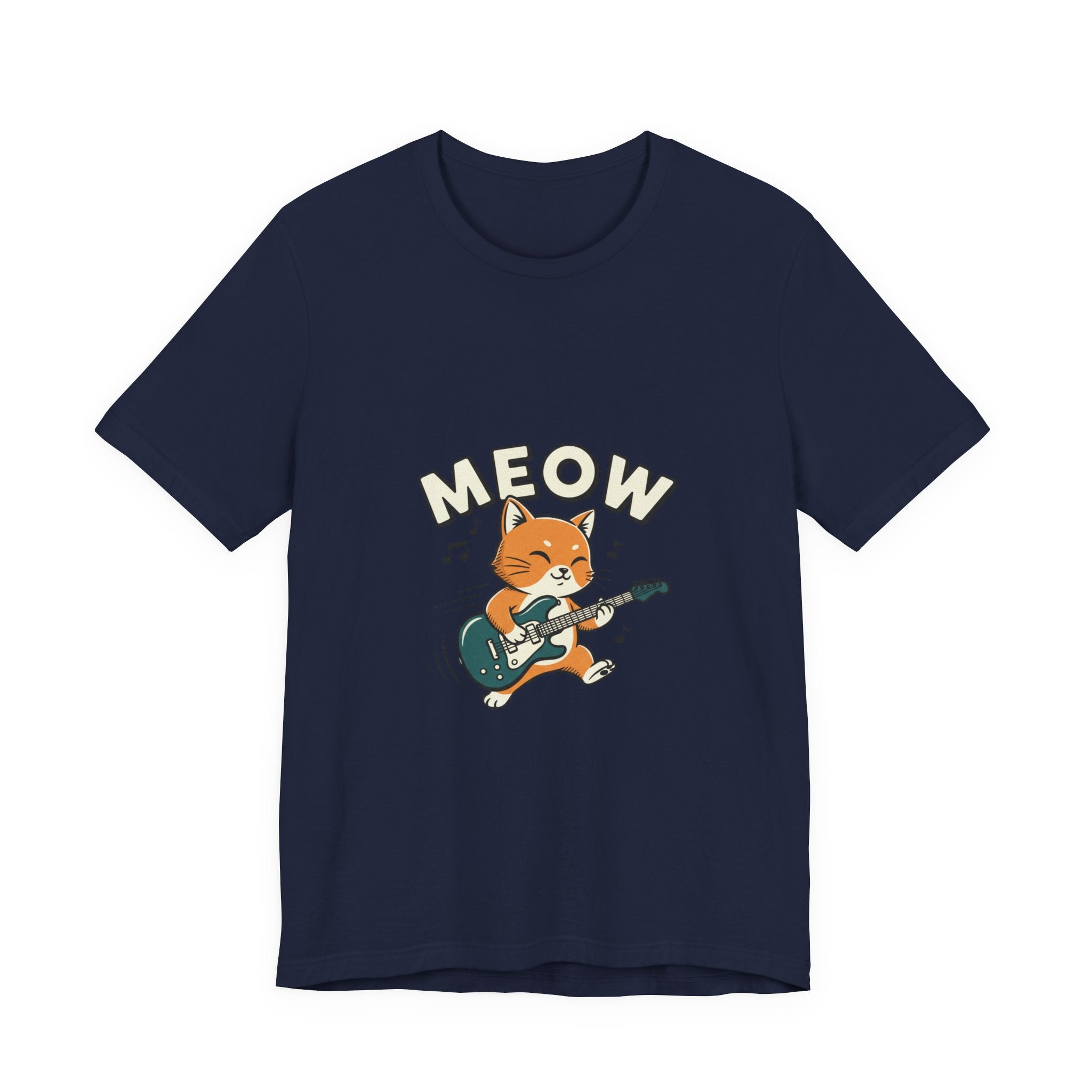 Meow Guitar Cat Tee | loading bar shirt, buffering meme