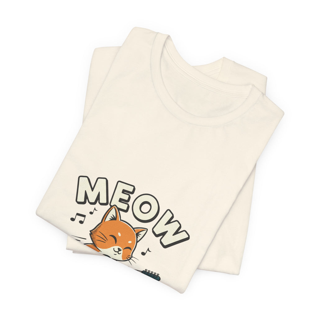 Meow Guitar Cat Tee | loading bar shirt, buffering meme