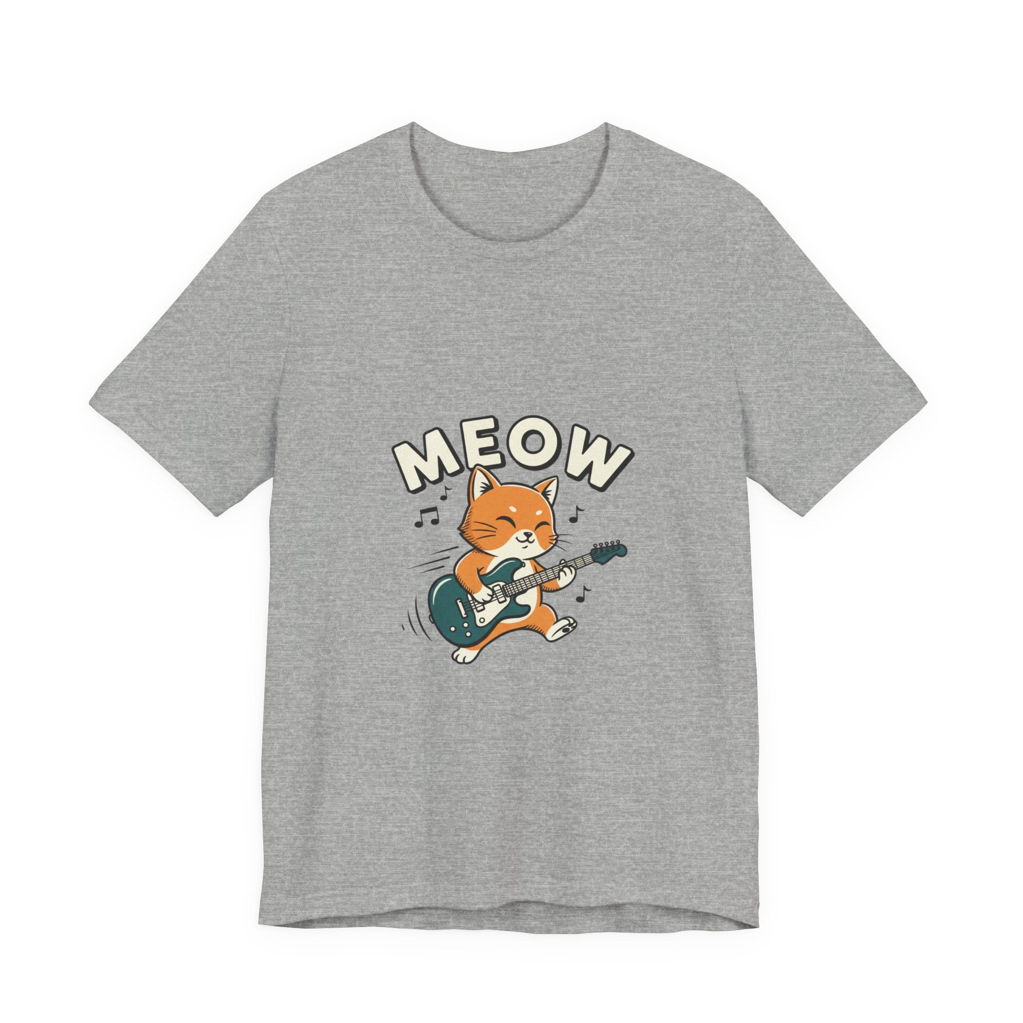 Meow Guitar Cat Tee | loading bar shirt, buffering meme