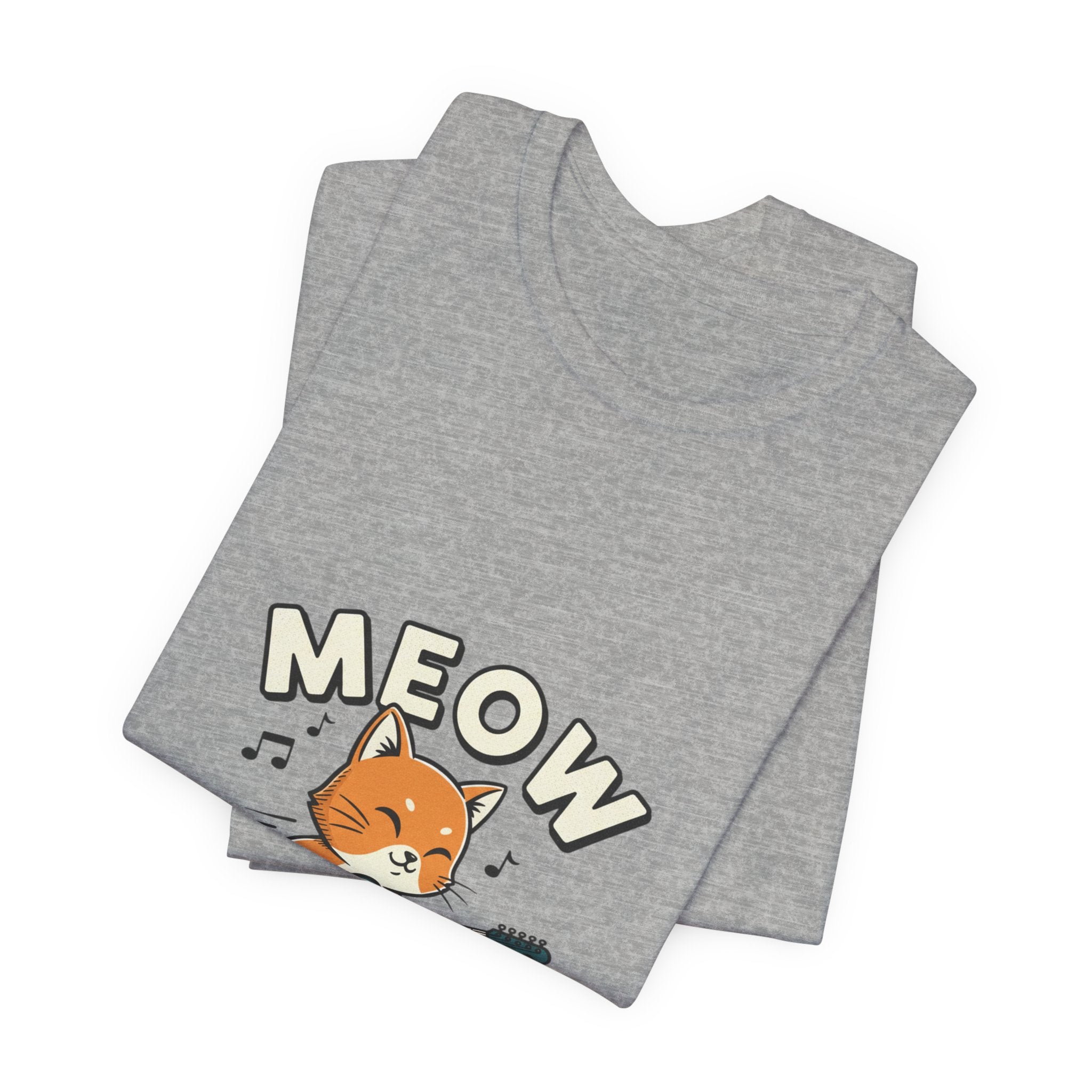 Meow Guitar Cat Tee | loading bar shirt, buffering meme