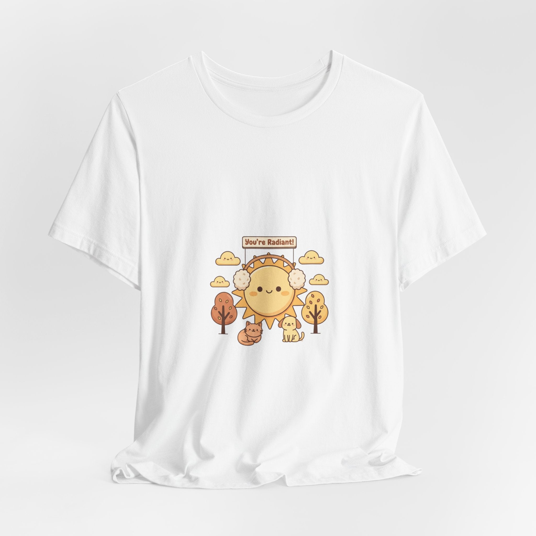 “You’re Radiant” Sunbear Tee | seasonal affective humor, cozy survival shirt