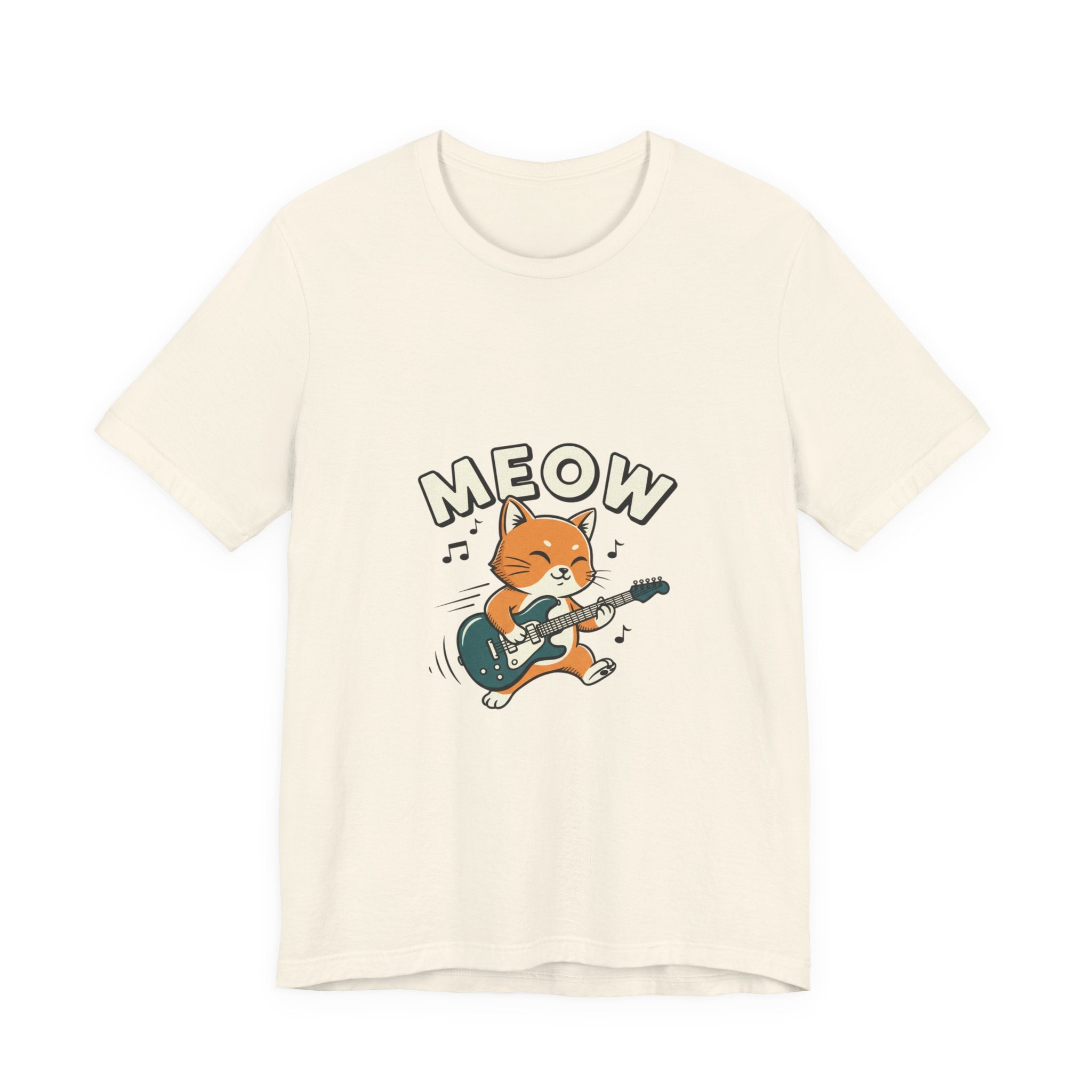 Meow Guitar Cat Tee | loading bar shirt, buffering meme