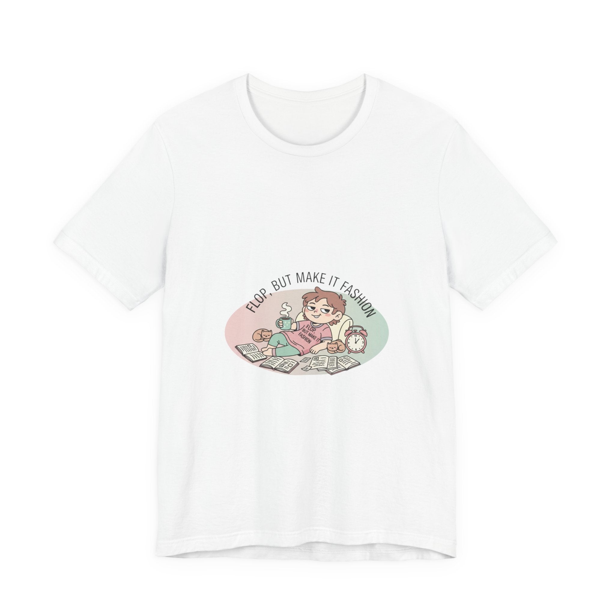 Flop Era 'Flop But Make It Fashion' Tee | burnout humor, tired memes shirt