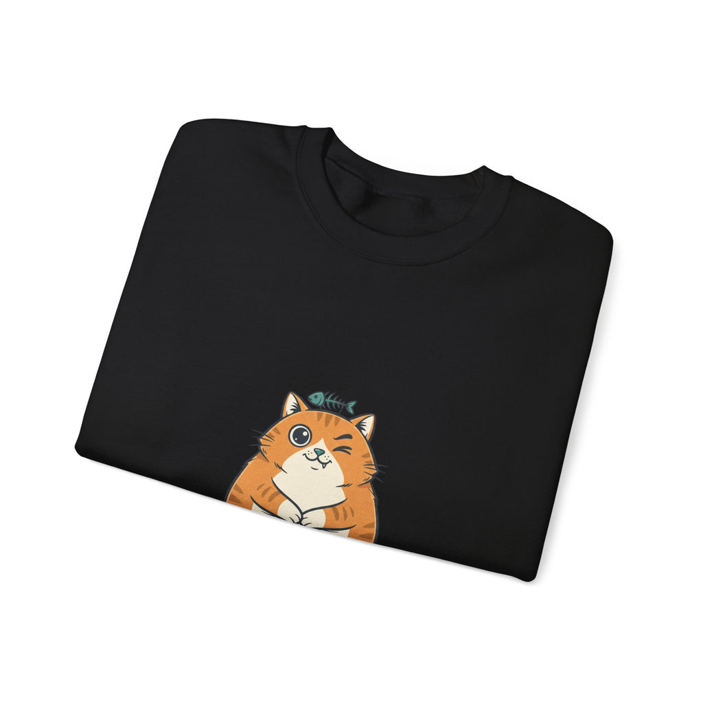 Cat-titude Crewneck Sweatshirt | sarcastic shirt, 90s aesthetic humor