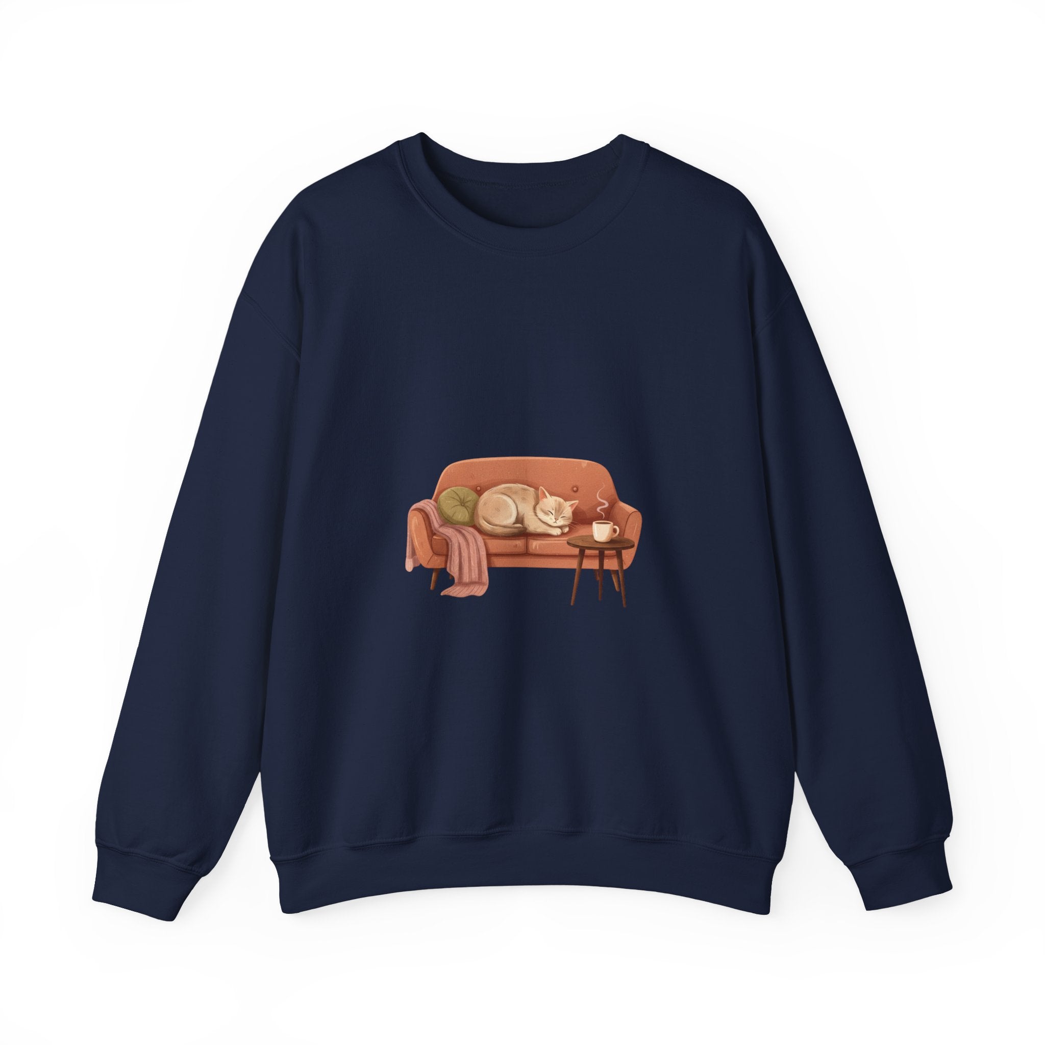 Cozy Couch Illustration Sweatshirt | hygge, cozycore