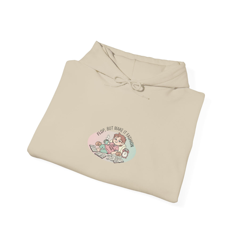 flop era hoodie | burnout humor, fail merch