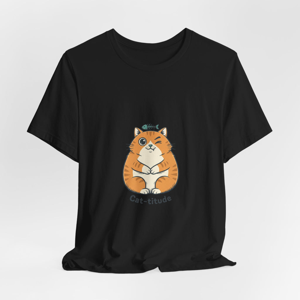 Cat-titude Tee | sarcastic shirt, 90s aesthetic humor