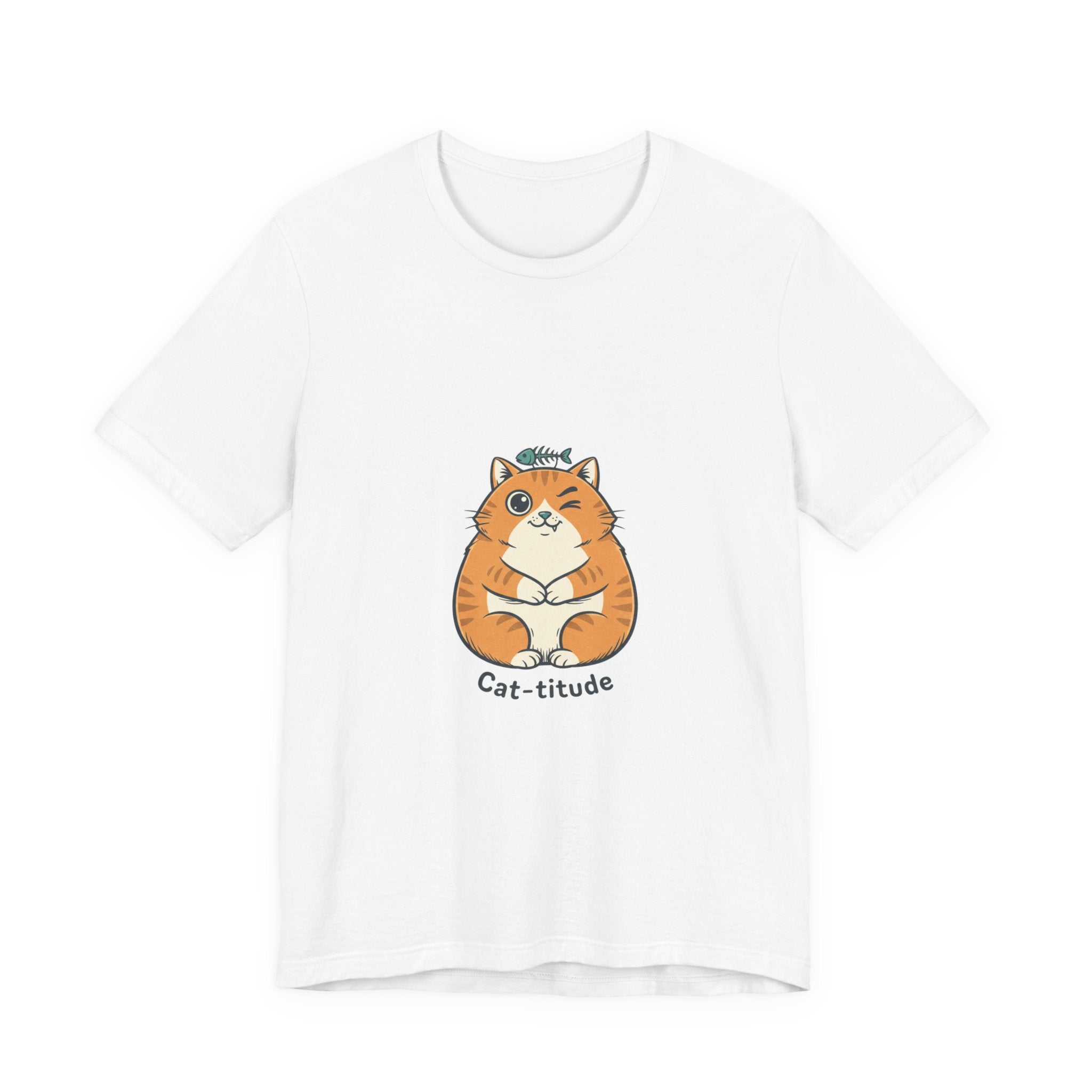 Cat-titude Tee | sarcastic shirt, 90s aesthetic humor