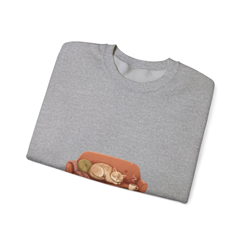 Cozy Couch Illustration Sweatshirt | hygge, cozycore