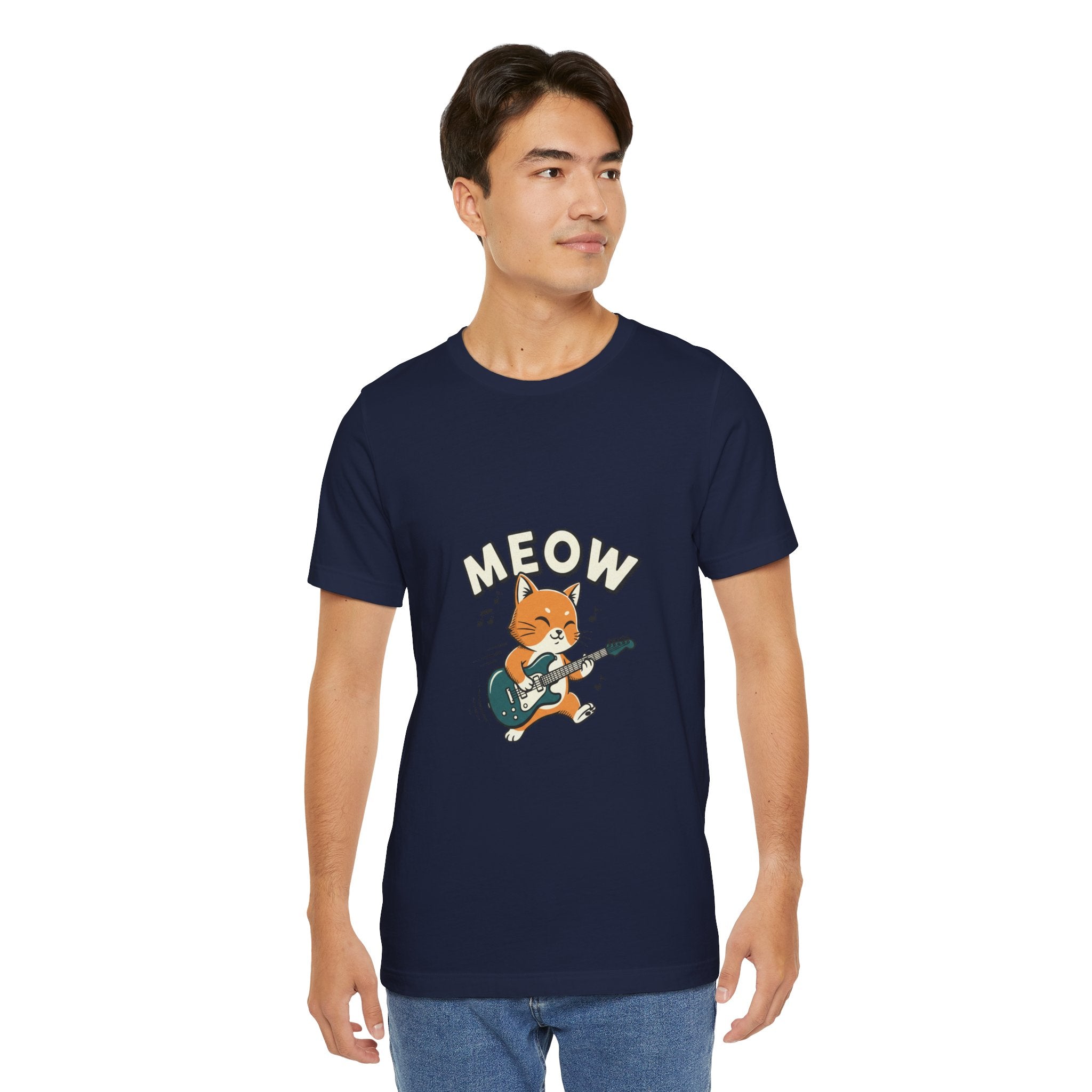 Meow Guitar Cat Tee | loading bar shirt, buffering meme
