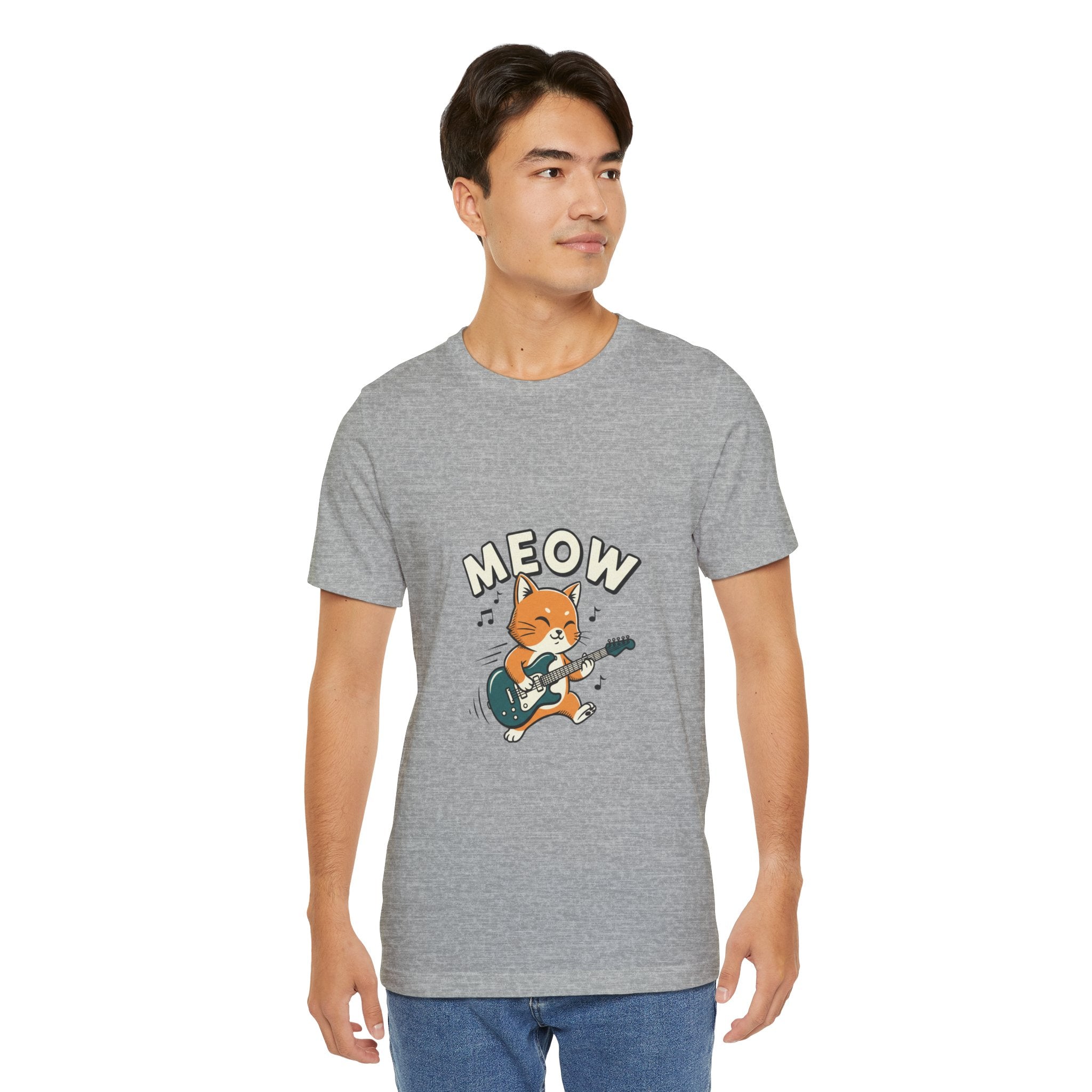 Meow Guitar Cat Tee | loading bar shirt, buffering meme