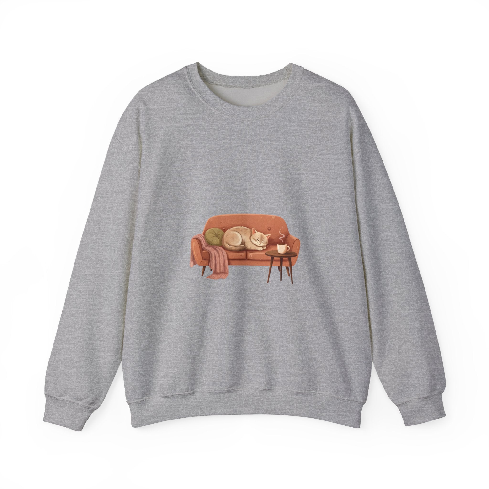 Cozy Couch Illustration Sweatshirt | hygge, cozycore