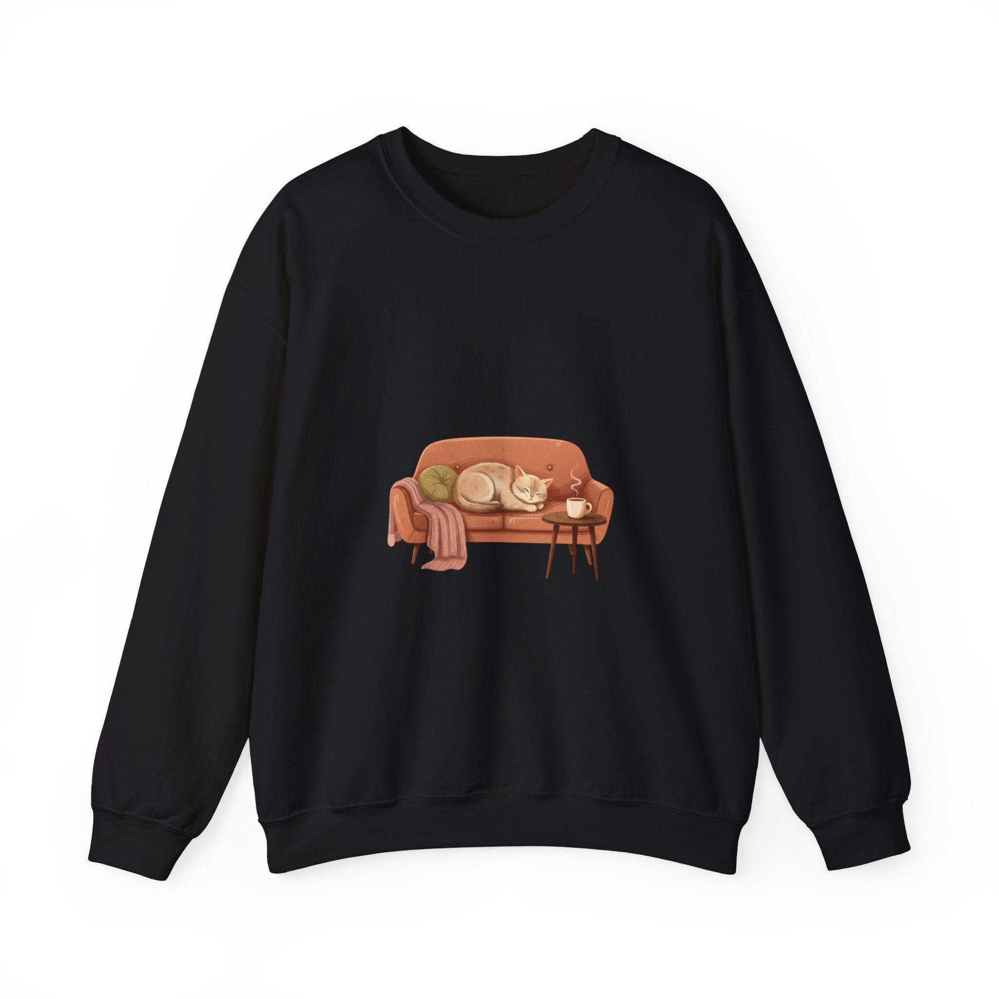 Cozy Couch Illustration Sweatshirt | hygge, cozycore