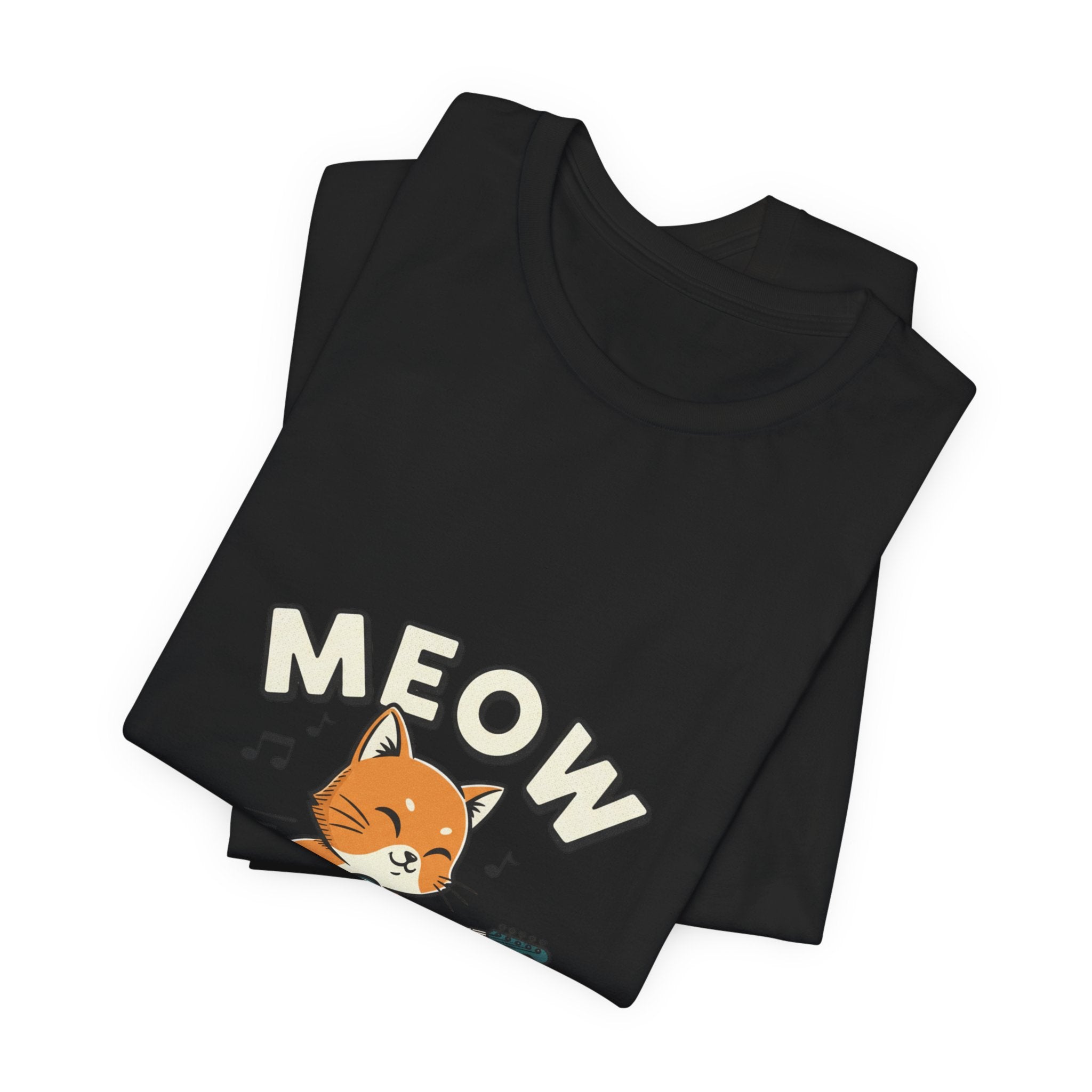 Meow Guitar Cat Tee | loading bar shirt, buffering meme