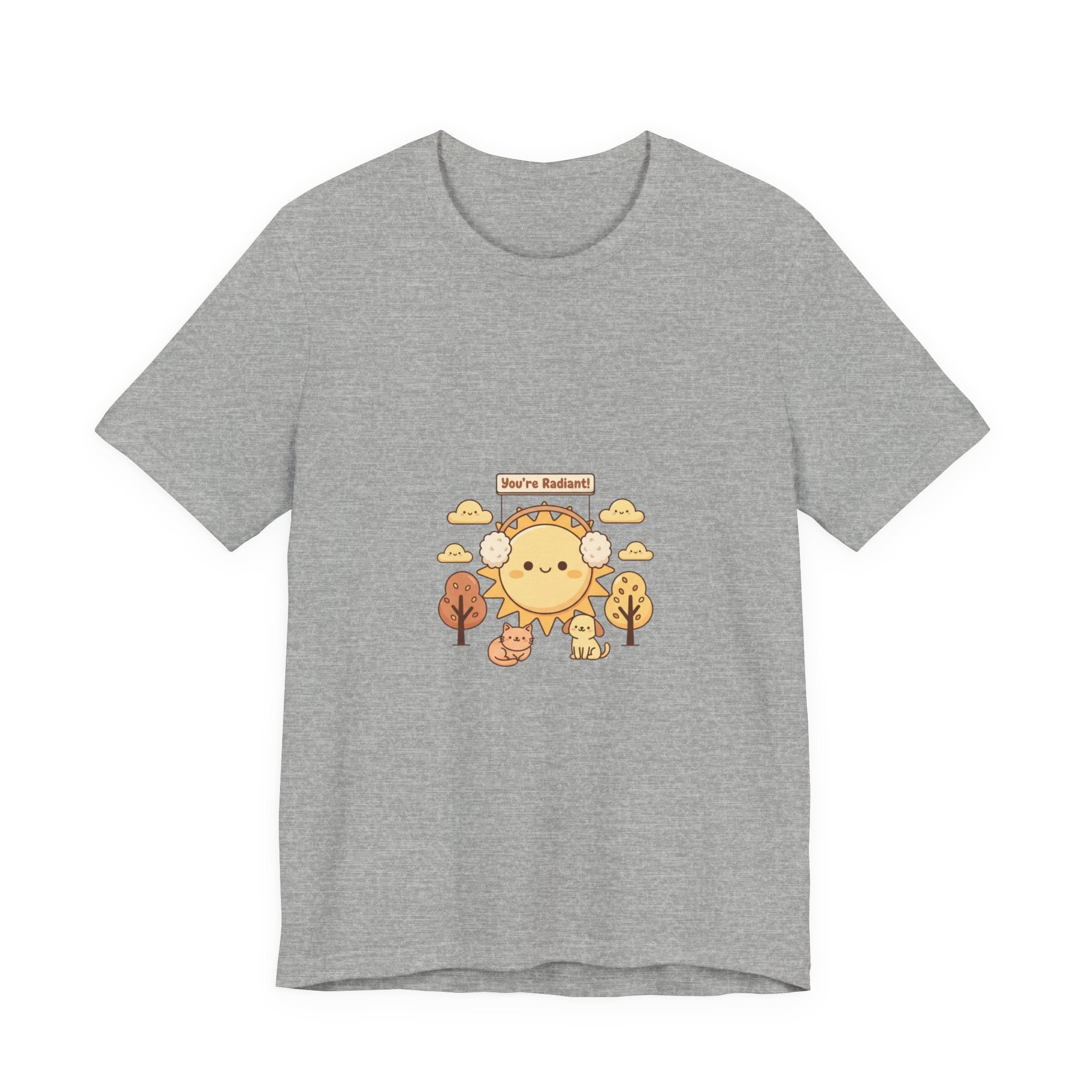 “You’re Radiant” Sunbear Tee | seasonal affective humor, cozy survival shirt