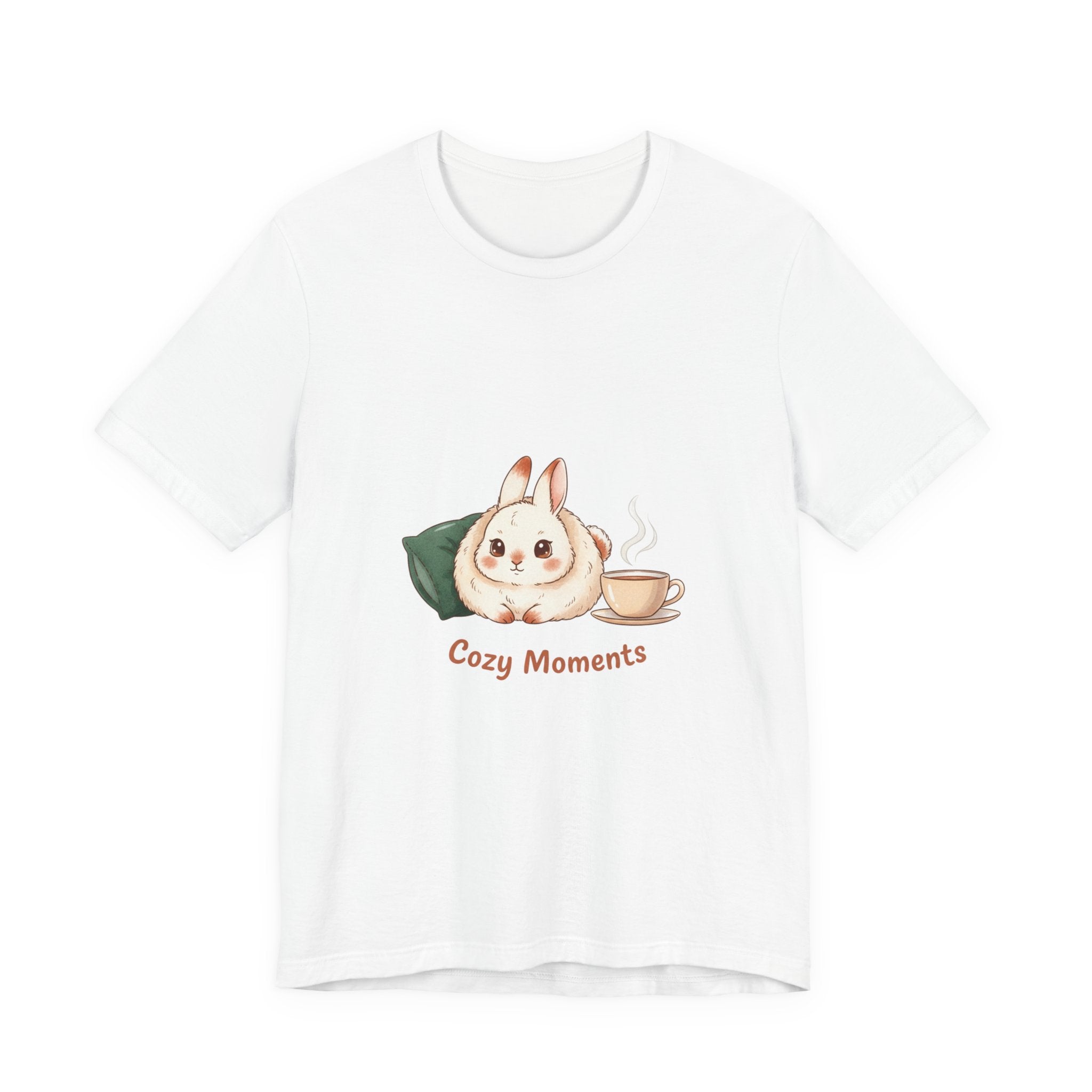 Cozy Moments Bunny Illustration Tee | cute animal illustration, winter forest art
