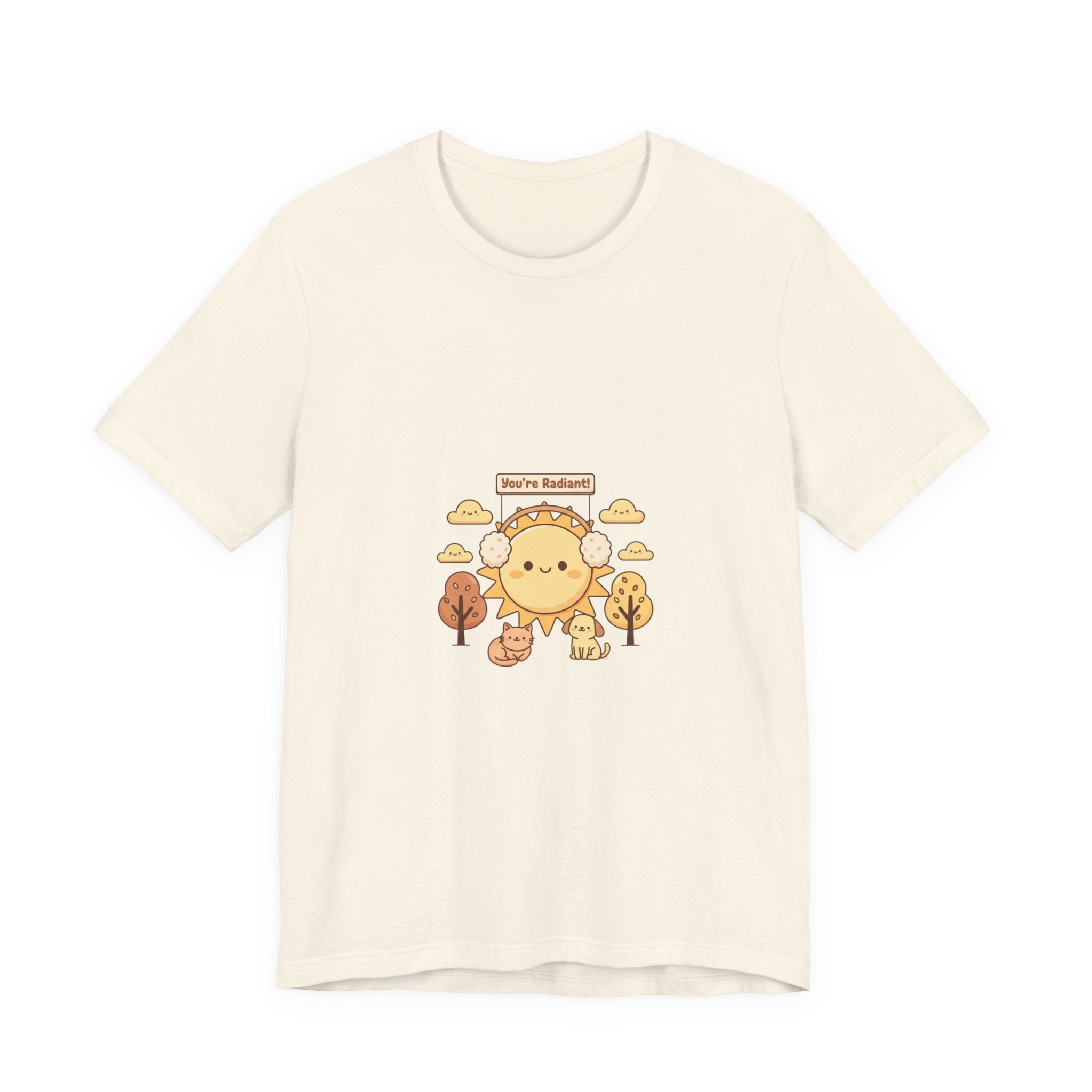 “You’re Radiant” Sunbear Tee | seasonal affective humor, cozy survival shirt