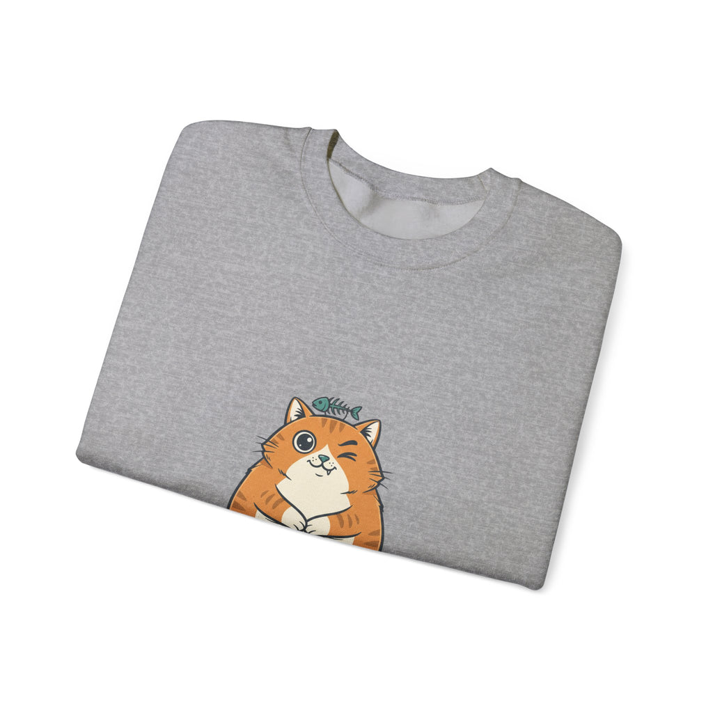 Cat-titude Crewneck Sweatshirt | sarcastic shirt, 90s aesthetic humor