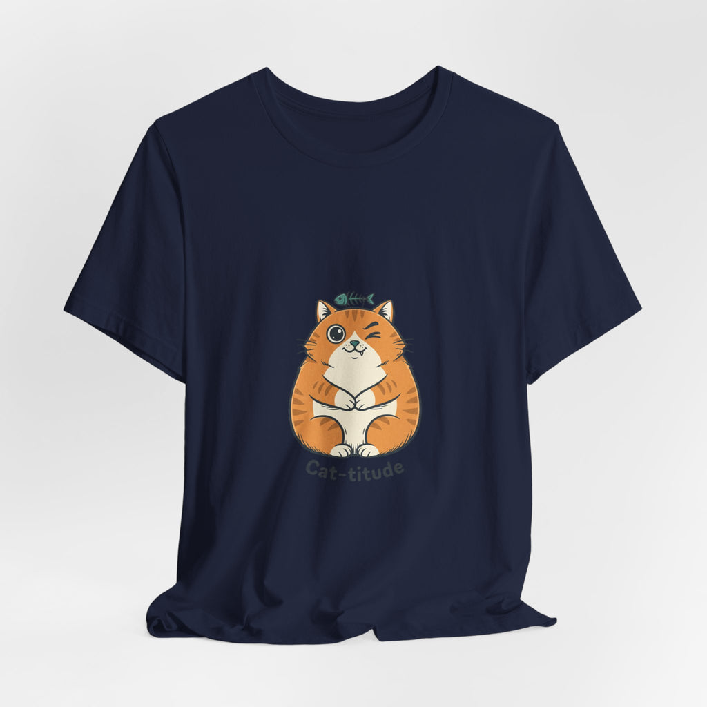 Cat-titude Tee | sarcastic shirt, 90s aesthetic humor