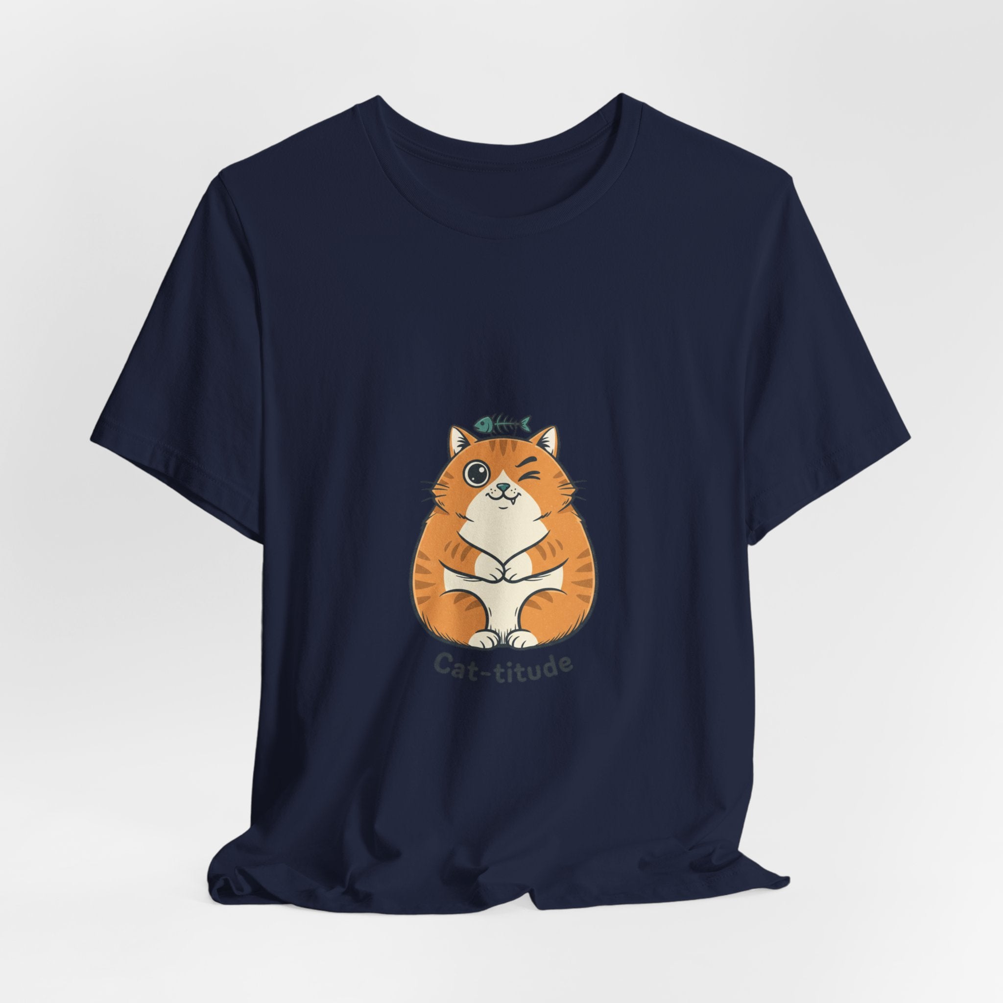 Cat-titude Tee | sarcastic shirt, 90s aesthetic humor
