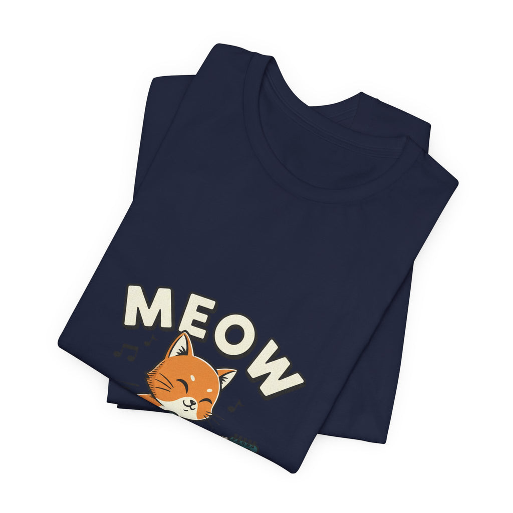 Meow Guitar Cat Tee | loading bar shirt, buffering meme