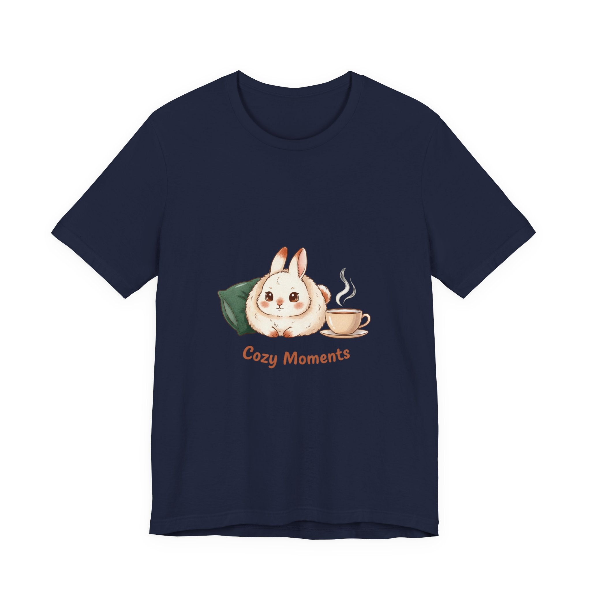 Cozy Moments Bunny Illustration Tee | cute animal illustration, winter forest art