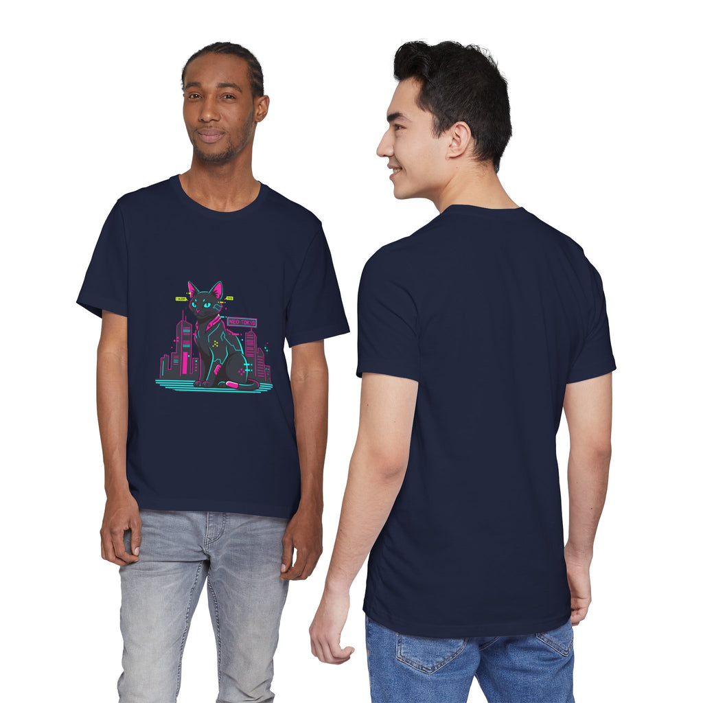 Cyber Cat City Tee | Retro OS Error, pixel popup aesthetic