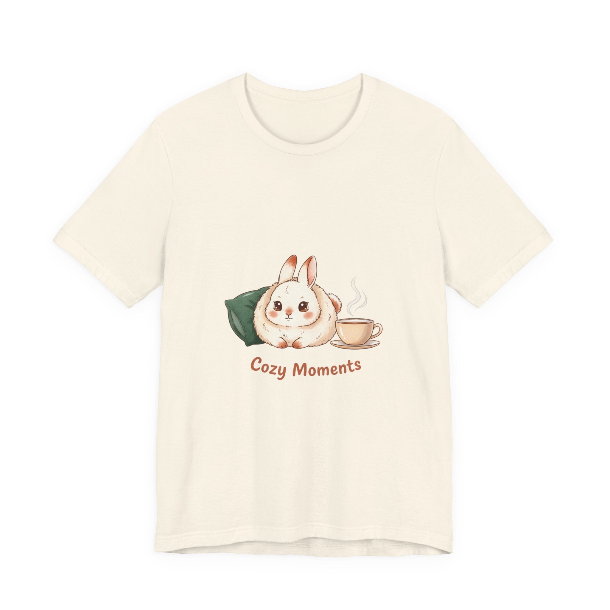Cozy Moments Bunny Illustration Tee | cute animal illustration, winter forest art