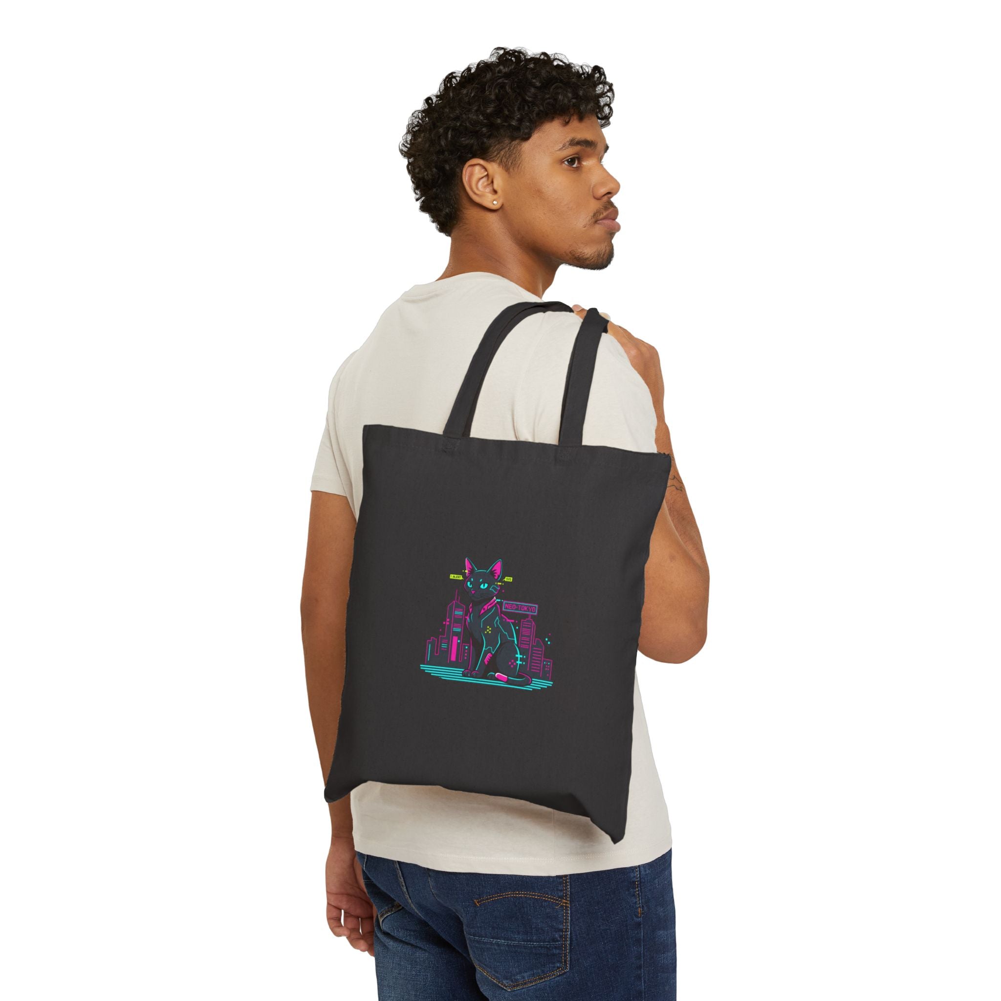 Retro OS Error Cat Tote | Retro GUI Error Aesthetic, fake popup design