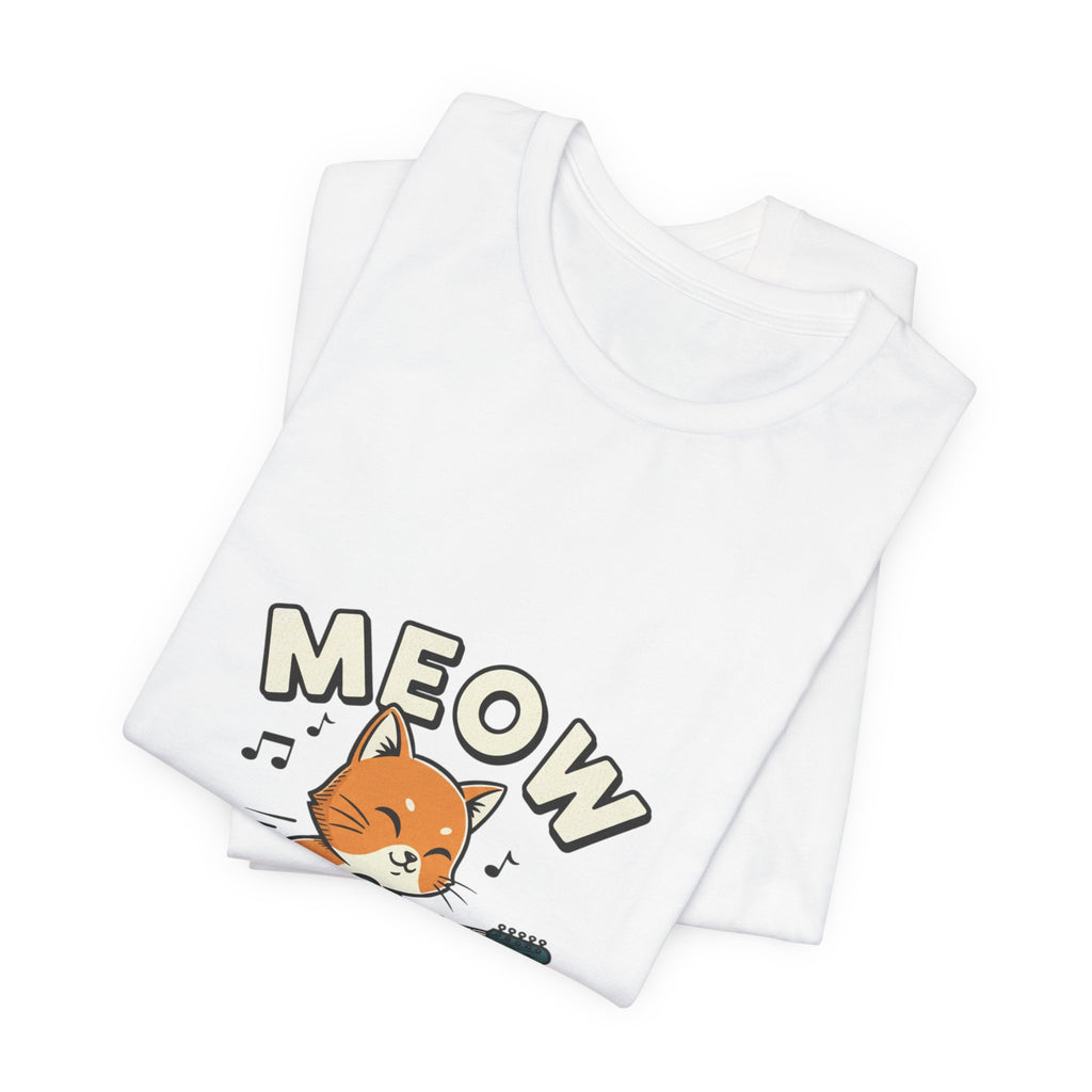 Meow Guitar Cat Tee | loading bar shirt, buffering meme