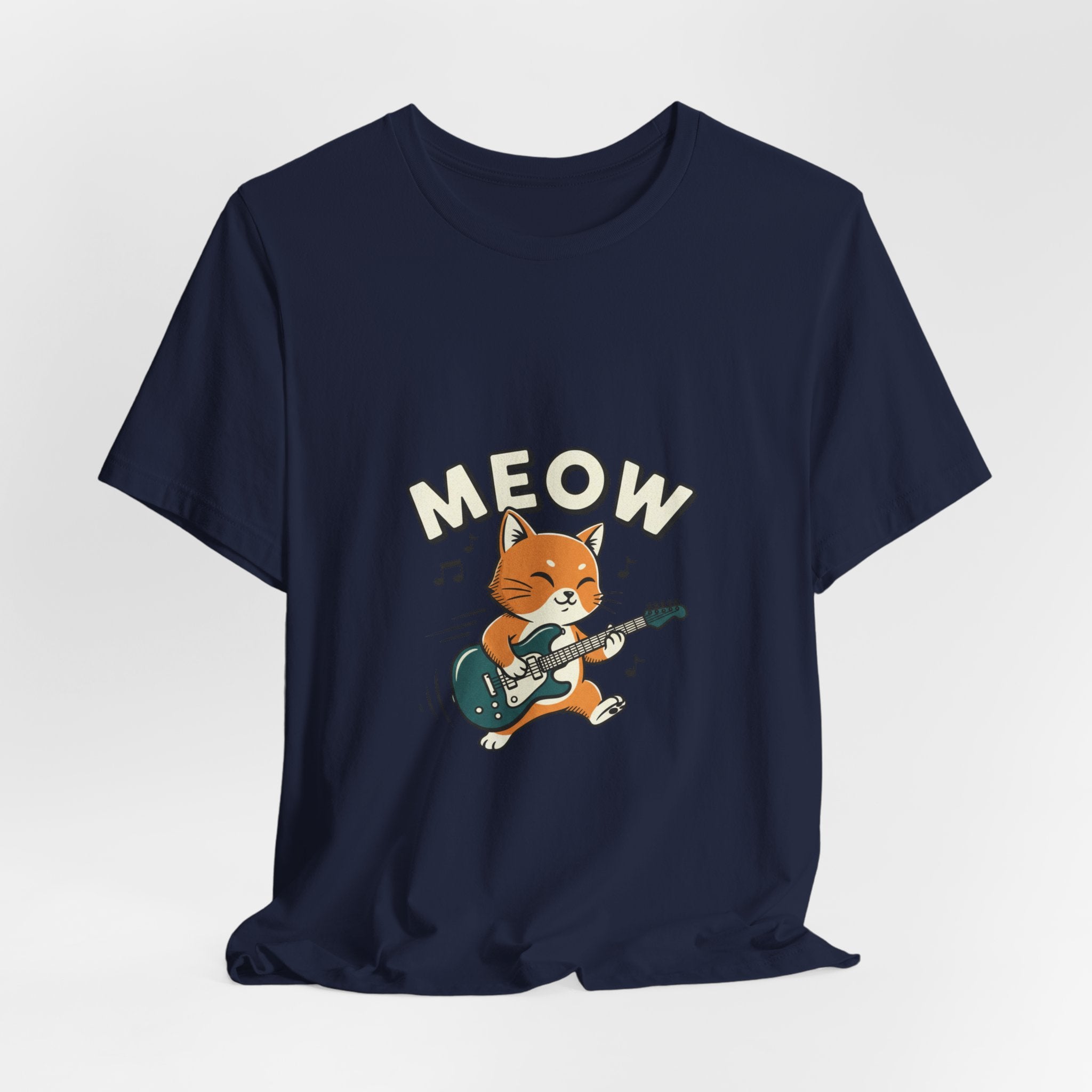 Meow Guitar Cat Tee | loading bar shirt, buffering meme