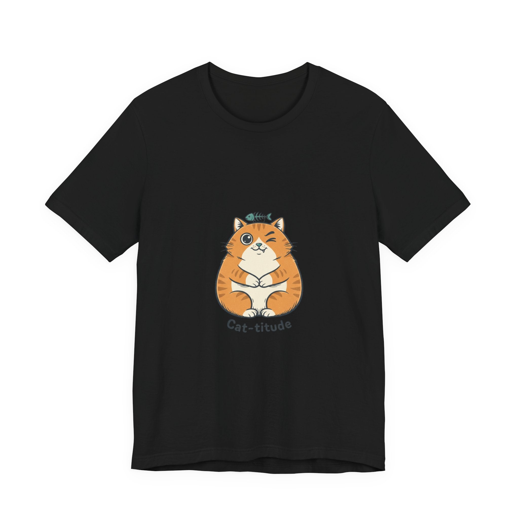 Cat-titude Tee | sarcastic shirt, 90s aesthetic humor