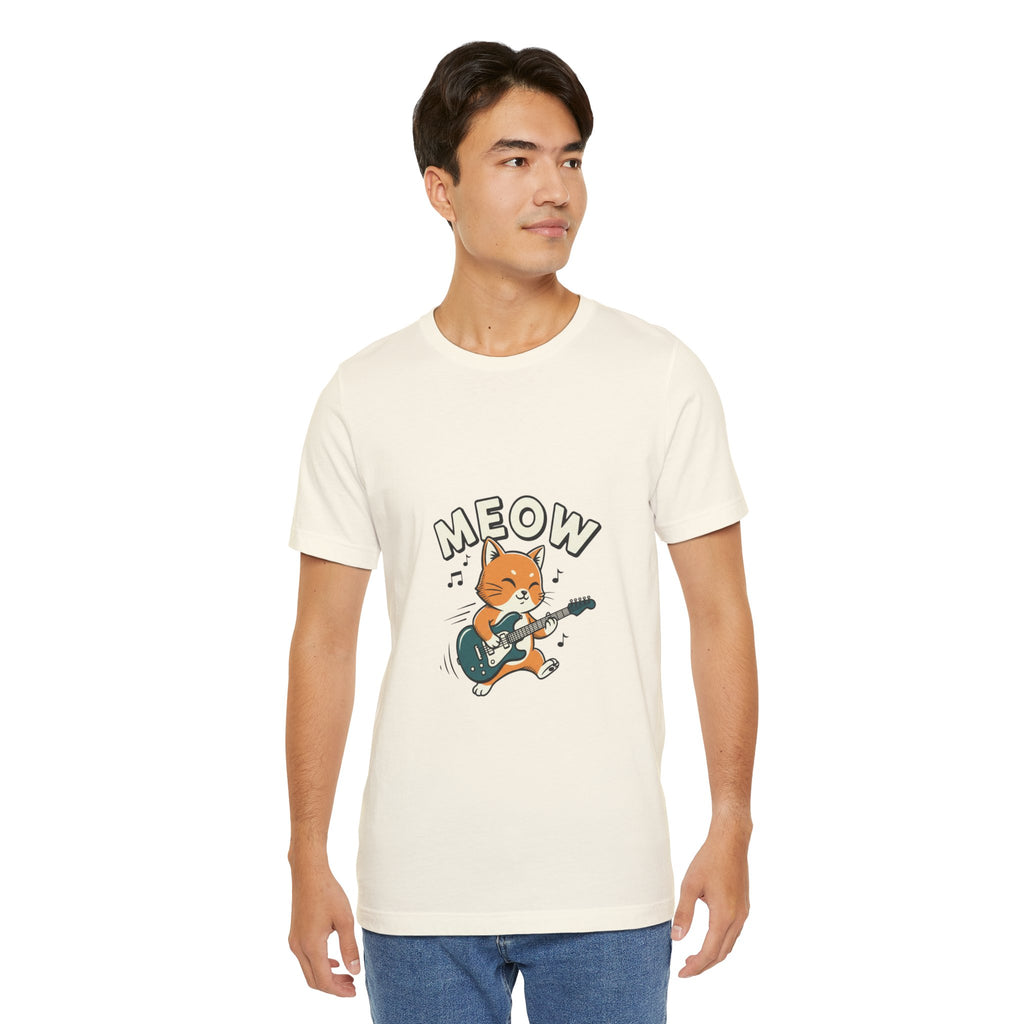 Meow Guitar Cat Tee | loading bar shirt, buffering meme