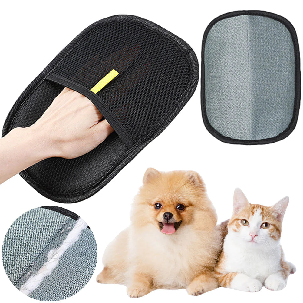 PetLuxeMart - Pet Hair Removal & Grooming Glove Pad